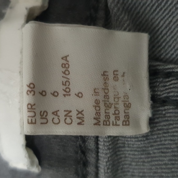 Grey denim shorts - Picture 2 of 3